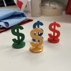 Dollar Game Board Token