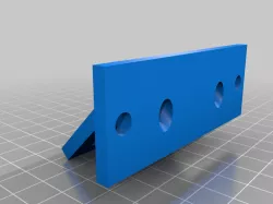 E3d Hemera Bowden Mount for Aluminum Extrusion (45 Degree)