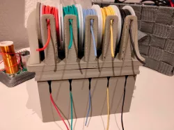 Electric wire spools holder
