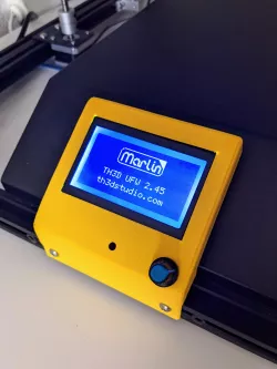 Ender 5 plus Reprap 12864 LCD Screen Mount (from Badadz)