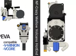 EVA (Volcano NF Crazy HotEnd) V-Core /V-Minion