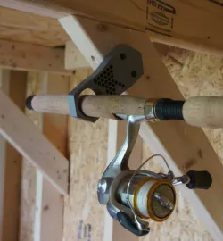 3d print fishing rod holder Printed Magnetic | Multi-Functional Rod Rack for Garage and Wall | Cyberpunk Style Does anyone have a 3D