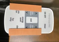 Frigidaire AC remote holder