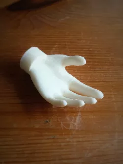 Hand on a Base - Sculpted Blender Model