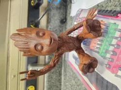 Headbanging Metal Baby Groot bobble head