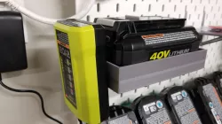 Ikea Skadis Ryobi 40V Battery Holder
