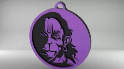 Indian god Hanuman Key chain