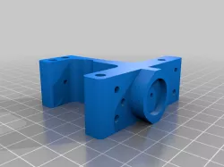 K8200/3DRAG extruder core with flex support and slot mount base