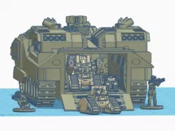 Kitbash: Warbots - Armored Robot Transportation Vehicle (ARTV)