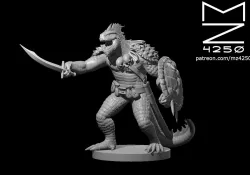 Lizardfolk Bandit Captain