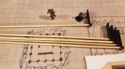 Map Plotting Stick / Croupier Stick