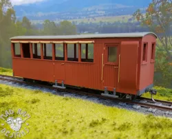 Mapleton Tramways Coach/Guards Van - On30 - 1:48