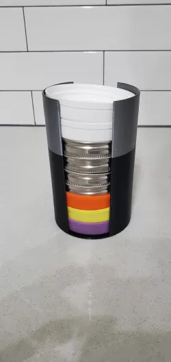 Mason Jar Reusable Lid Holder (Wide Mouth)