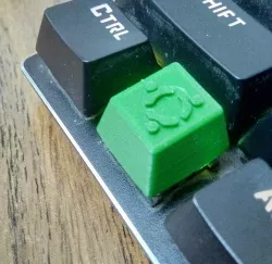 Mechanical Keyboard Keycap of linux distro Ubuntu OS