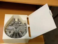 Millennium Falcon box for X-Wing Miniatures game