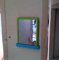 Mirror wall mount