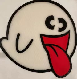 Multi Material Silly / Wacky /Goofy Boo Ghost from Super Mario Bros