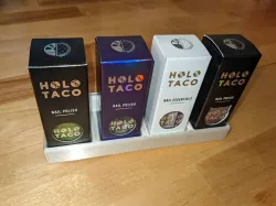 Nail Polish Bottle holder Shelf, Holo Taco, Screw mount