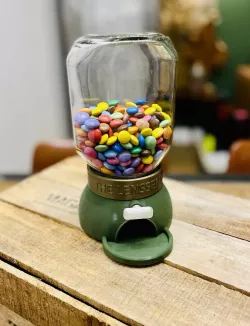 Nutella-Glass Candy-Dispenser (updated for M&M's etc.)