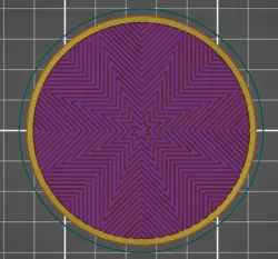 Octagram Spiral Infill Coaster