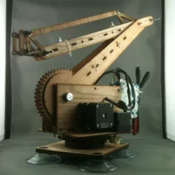 Palletizing Robot Arm (3DOF, 50cm reach, 125g lift)