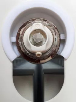Parametric heater sidewall clip/Brötje Klemmbuchse