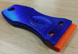 Plastic Razor Handle with Thumb Groove