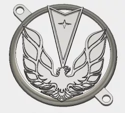 Pontiac blower fan cover