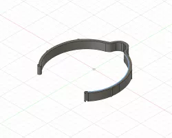 Print Roll media clamp