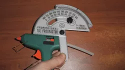 Professional Protractor for CAD modelling (0.025 degree precision angle measurement tool)