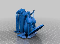 Protogen D&D Dice holder w/resin supports