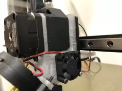 Prusa Style hotend for PrinterMods MDD + BMG + E3d v6 + 5015 + bl Touch + X-axis linear rail