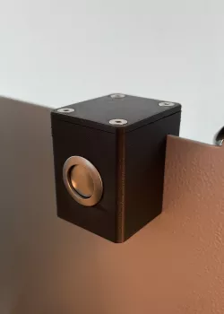 Push Button Housing for Sheet Metal Edges