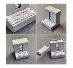 Q-Tip Dispenser with Lid