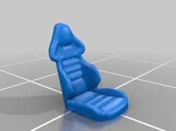 Racing seat for RC cars (3d scanned) scale 1:100