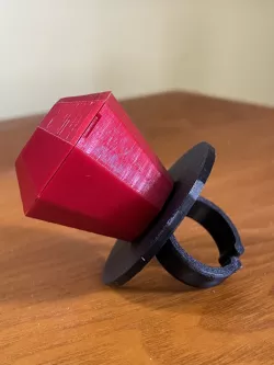 Ring Pop Engagement Ring Proposal Box