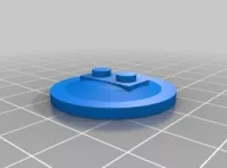 Round generic minifigure stand