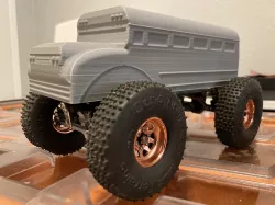 SCX24 1/24 Scale RC Body - Bus Design