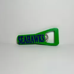 Seattle Seahawks bottle opener