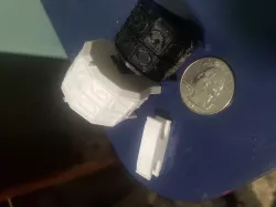 Shortened axis for 2 digit counter