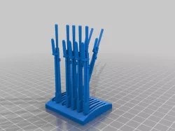 Signal box lever frame (7 levers) ground frame