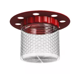 Silica gel spool container lid modification