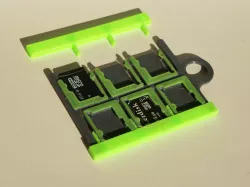 slim μSD clip card