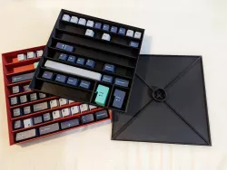 Stackable Keycap Storage Trays (Vase Mode)