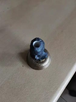 statue brush holder