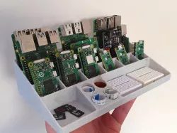 The Raspberry Pi Collector's Desk Organiser