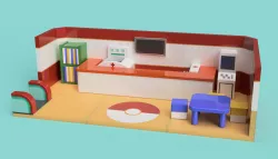 Tomy Pokémon Center Toy Diorama