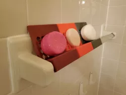 Towel Bar Soap Holder