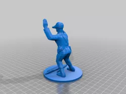 Toy Soldier Army Men Artillery Officer (remixed, improved stability)