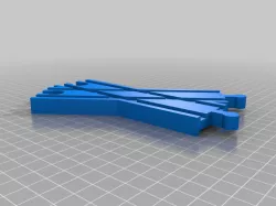 toy train track crossing 